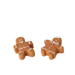 BOX OF 2 CANDLE GINGERBREAD PARAFFIN CAMEL