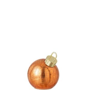 BALL LED GLASS ORANGE SMALL