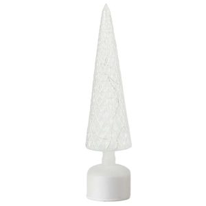 TREE LED TURNING GLASS TRANSPARENT LARGE