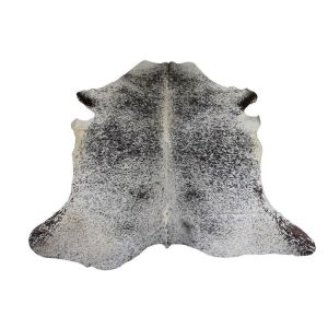 COWHIDE LEATHER SALT & PEPPER BLACK/WHITE3-4M²