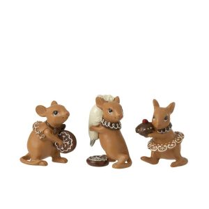 MICE COOKING RESIN BROWN ASSORTMENT OF 3