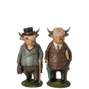 BULL SUIT POLYRESIN MULTI ASSORTMENT OF 2