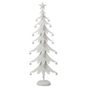 CHRISTMAS TREE IRON WHITE LARGE