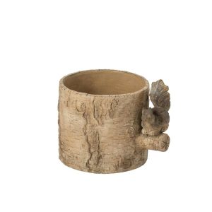 FLOWERPOT SQUIRREL CEMENT BEIGE/BROWN MEDIUM