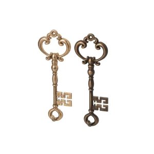KEY PEWTER GOLD/BRASS ASSORTMENT OF 2