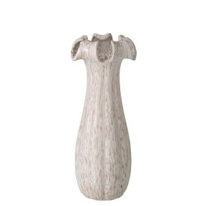 VASE CLAY/GLAZE LIGHT BEIGE SMALL