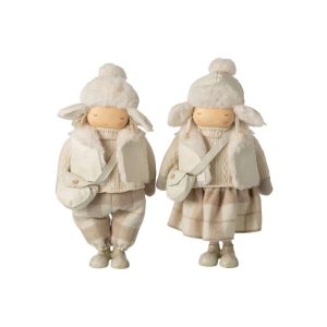 BOY/GIRL BAG + HAT POLYESTER BEIGE LARGE ASSORTMENT OF 2