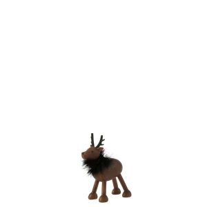DEER FUR RESIN BROWN/BLACK SMALL