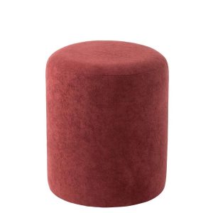 POUFFE MDF BURGUNDY
