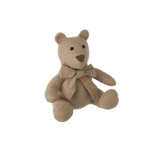 DOORSTOP BEAR POLYESTER BEIGE