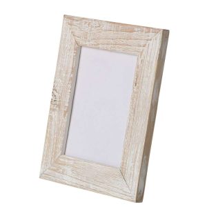 PHOTO FRAME WOOD OFF-WHITE LARGE