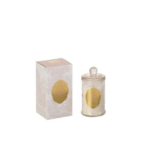 SCENTED CANDLE ECLAT ROYAL WAX LIGHT BEIGE/GOLD SMALL