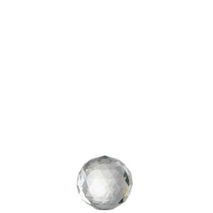 PAPERWEIGHT BALL CRYSTAL TRANSPARENT MEDIUM