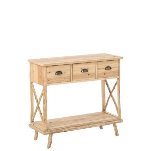 CONSOLE CHAMONIX FIR WOOD NATURAL