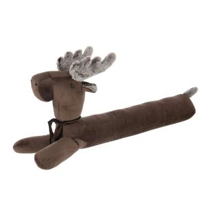 DRAUGHT EXCLUDER REINDEER POLYESTER BROWN