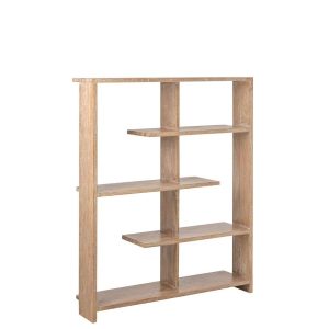 BOOKCASE MANGO WOOD OFF-WHITE MEDIUM
