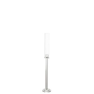 CANDLE HOLDER MOIRA GLASS TRANSPARENT SMALL