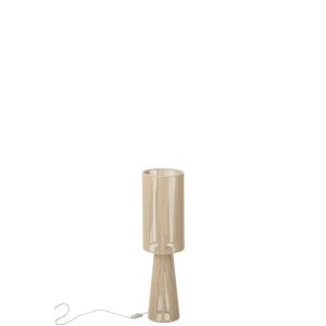 TABLE LAMP ROPE CLOTH GREIGE SMALL