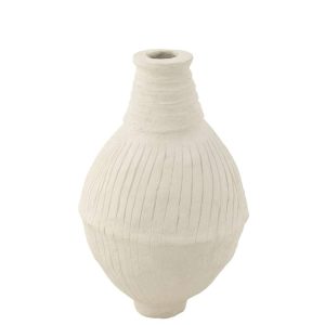 POT LAXMI PAPER MACHE WHITE