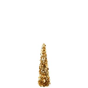 TREE SPARKLING POLYSTYRENE GOLD MEDIUM