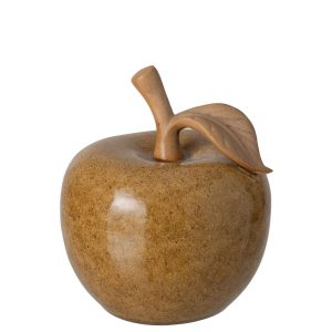 APPLE STONEWARE MUSTARD YELLOW