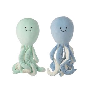 OCTOPUS POLYESTER LIGHT BLUE/MINT GREEN ASSORTMENT OF 2
