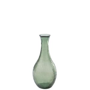 FLOOR VASE  GLASS OLIVE
