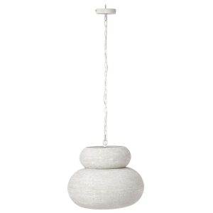 CEILING LAMP ROUND IRON WHITE LARGE