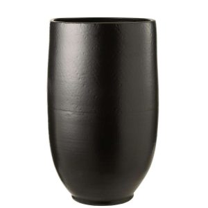 VASE YING CERAMIC BLACK LARGE