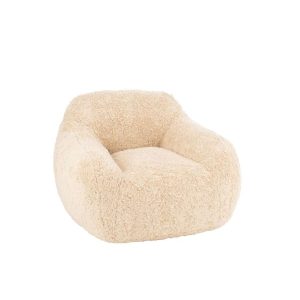 SOFA SHEARL POLYESTER CREAM SMALL