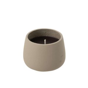 OUTDOOR CANDLE CYRA CEMENT GREY MEDIUM-31 HOURS