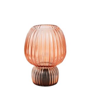 TABLE LAMP GLASS ORANGE