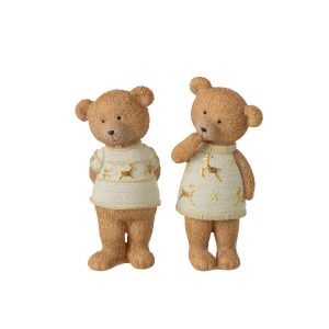 BEAR COUPLE POLYRESIN CAMEL LARGE ASSORTMENT OF 2