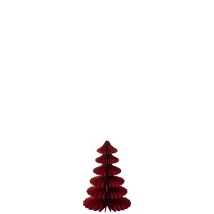 TREE PAPER CHRISTMAS RED EXTRA SMALL