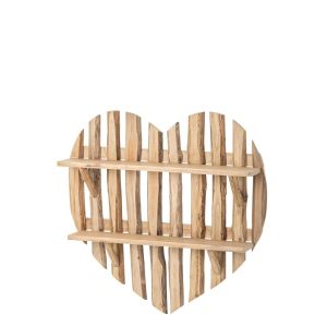 WALL SHELF CHAMONIX HEART FIR WOOD NATURAL