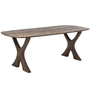 DINING TABLE MANGO WOOD DARK BROWN