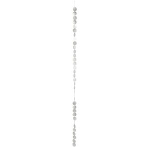 CAPIZ STRING DRY FLOWER SILVER COLORED