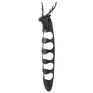WINE RACK DEER ALUMINIUM BLACK