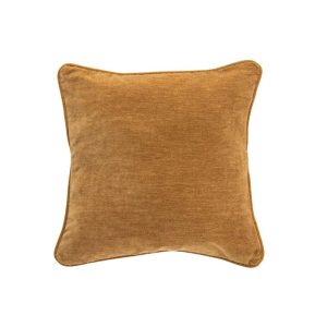 CUSHION POLYESTER MUSTARD YELLOW
