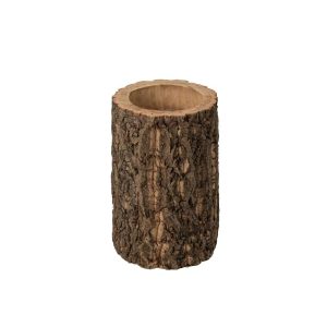 FLOWERPOT TREE TRUNK PAULOWNIA WOOD NATURAL LARGE