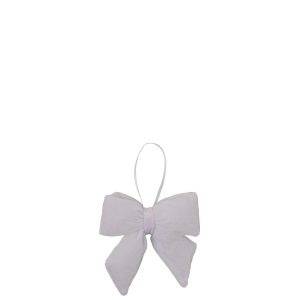 HANGER BOW VELVET WHITE EXTRA SMALL