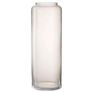 VASE RIGHT LONG GLASS TRANSPARANT XL