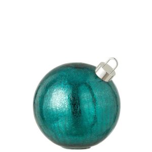 BALL LED GLASS TURQUOISE LARGE