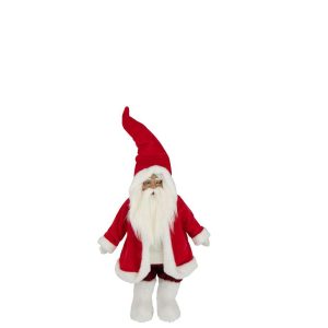SANTA CLAUS GLASSES POLYESTER RED/WHITE