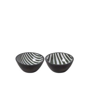 BOWL MANGO WOOD OLIVE/DARK BROWN SMALL ASSORTMENT OF 2