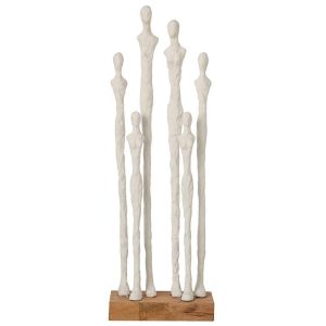 PEOPLE ON BASE POLYRESIN NATURAL/WHITE