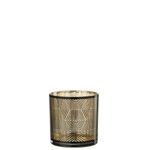 HURRICANE TRIANGLES STRIPES GLASS BR MEDIUM