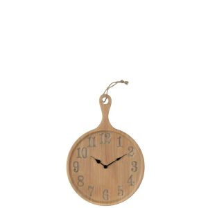 WALL CLOCK PLAN PINEWOOD NATURAL SMALL