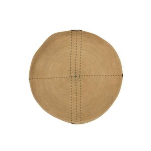 TRAY WALL DECORATION DOTTED LINES SEAGRASS NATURAL/BLACK