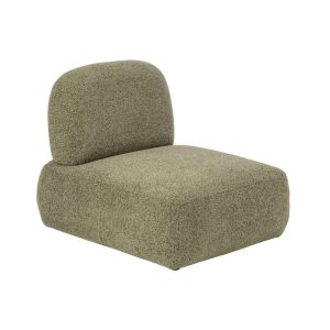 MODULAR SOFA OLIVIA PLYWOOD/FABRIC GREEN